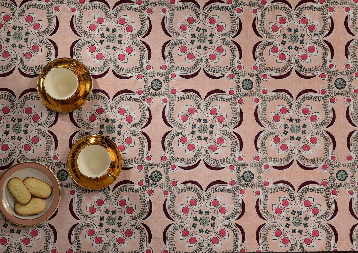 Brush Textiles | chloe/ pink throw