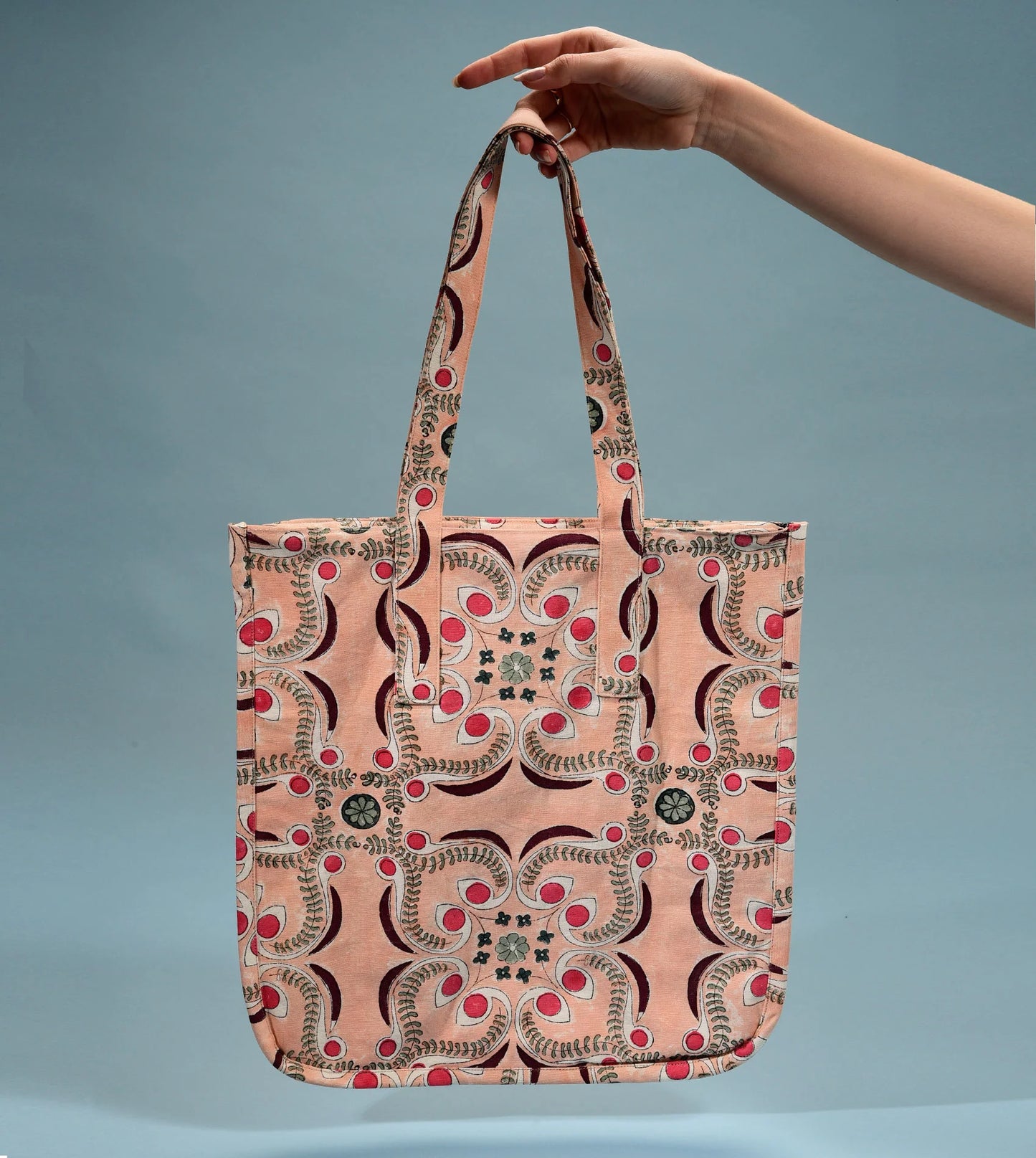 Brush Textiles | chloe/ pink tote bag